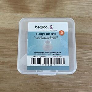 Begical Breast Shield Silicone Inserts for any 24mm Flange Reduces to 17mm